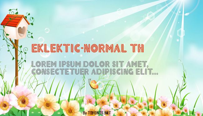 Eklektic-Normal Th example